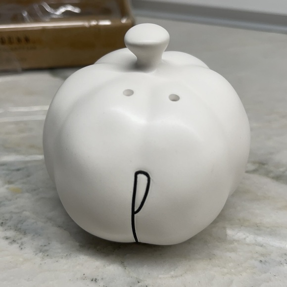 Rae Dunn Pumpkin Salt and Pepper Shakers - Picture 3 of 12